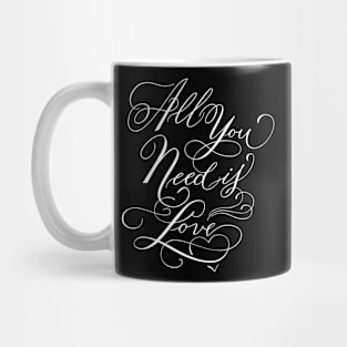 Love quote. All you need is love Mug